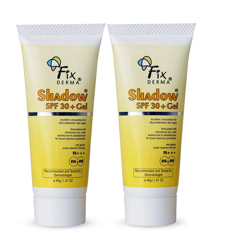 Fixderma Skincare Shadow Sunscreen For Oily Skin Spf 30+ Gel - Acne Prone 40g
